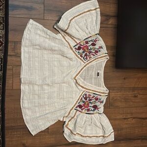 Anthropologie Bell Sleeve Shirt